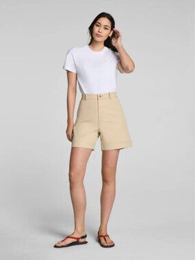 NWT Spanx Relaxed Short Sleeve Tee Shirt Bodysuit Size Large Snap Gusset White